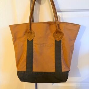 L.L. Bean Tote Bag with Leather Handles